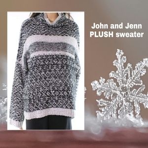 NWT John and Jenn Mock Sweater